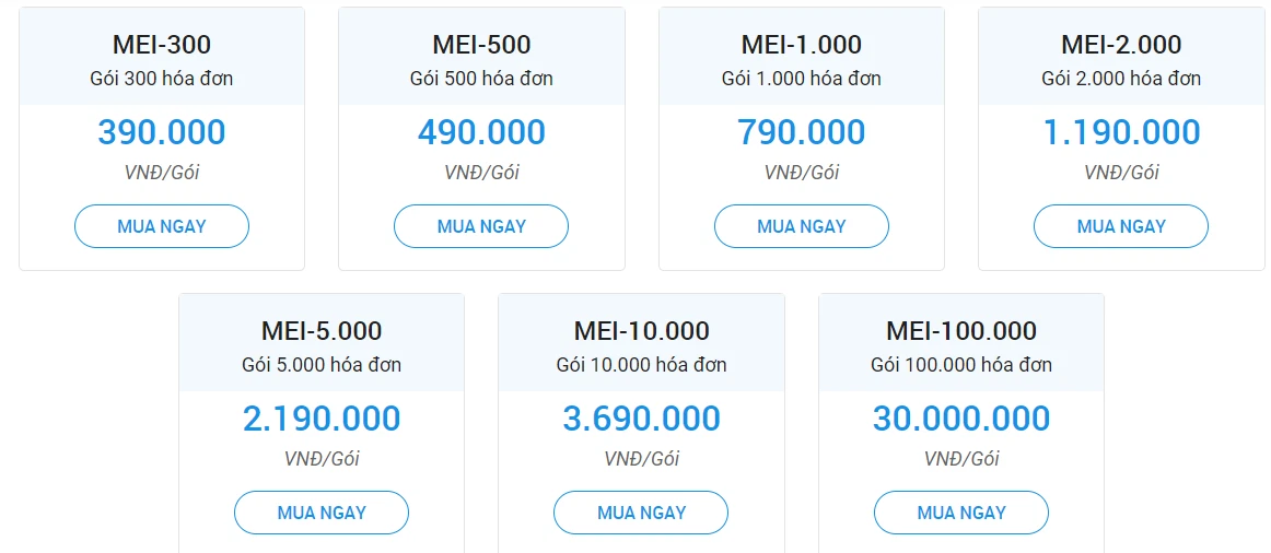TOP 3 hóa đơn điện tử giá rẻ, uy tín, dễ sử dụng nhất 14 Báo giá hóa đơn điện tử Misa