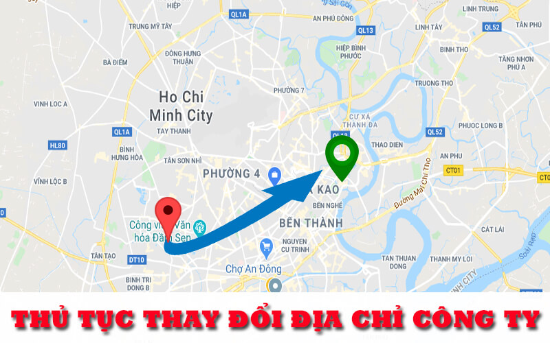 Hồ sơ, thủ tục thay đổi địa chỉ công ty mới nhất